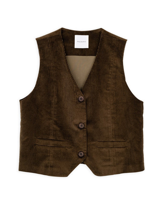 PHILOSOPHY CORDUROY VEST