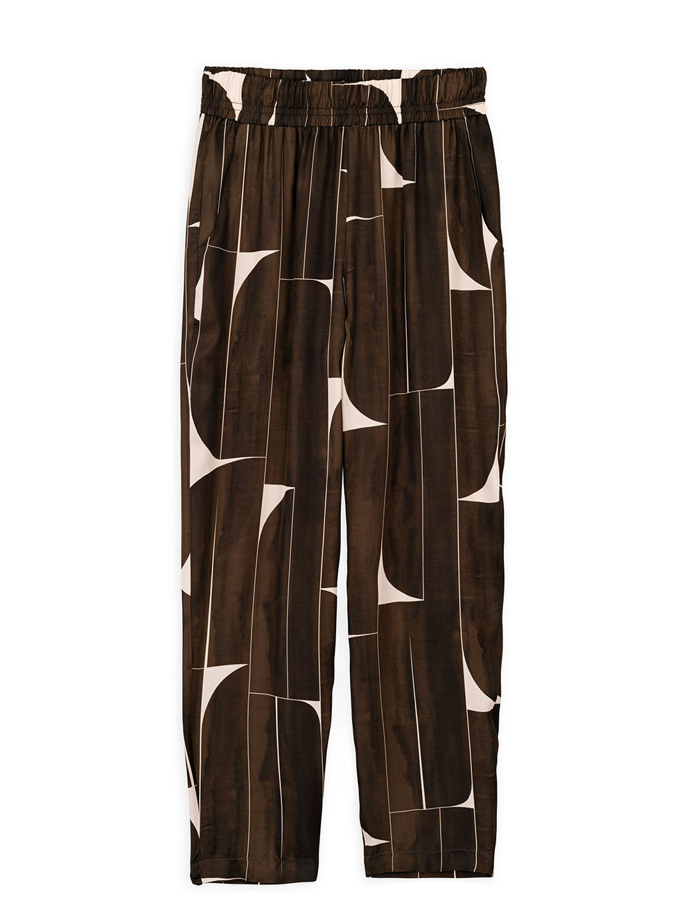 PHILOSOPHY SATIN PRINT JOGGER PANTS