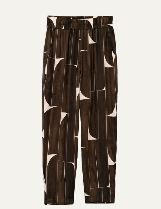 PHILOSOPHY SATIN PRINT JOGGER PANTS