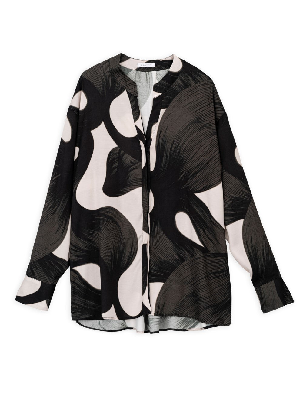 PHILOSOPHY PRINT OVERSIZED SHIRT PHILOSOPHY