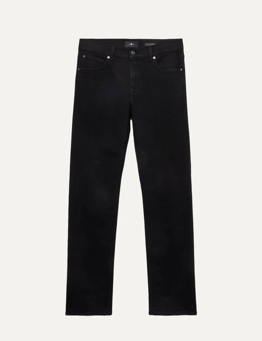 7 For All Mankind men The Straight black relaxed straight leg jeans