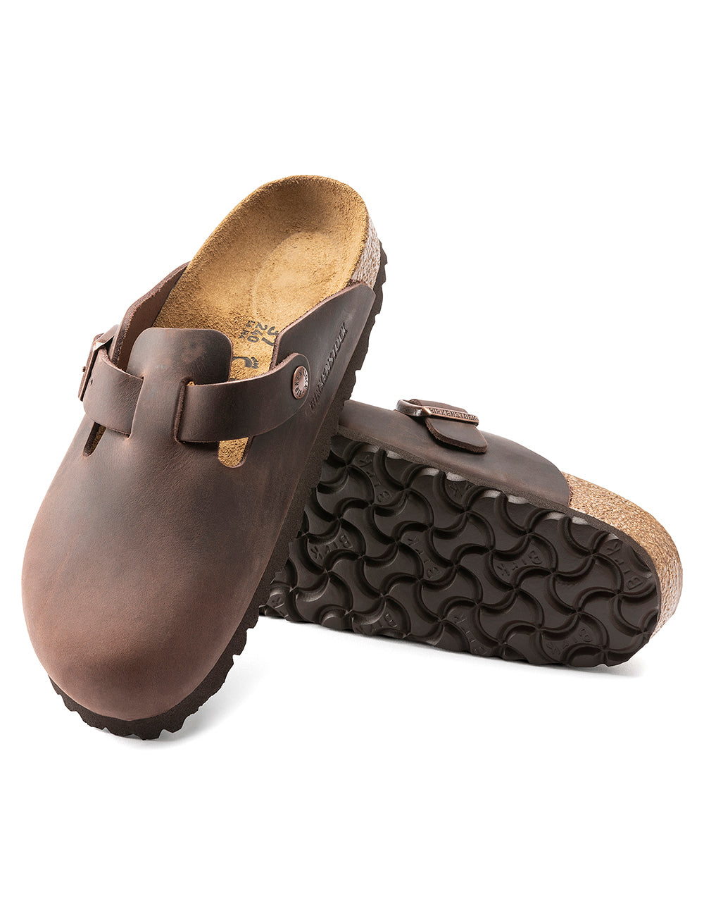 BIRKENSTOCK LEATHER BOSTON LEOI HABANA BIRKENSTOCK