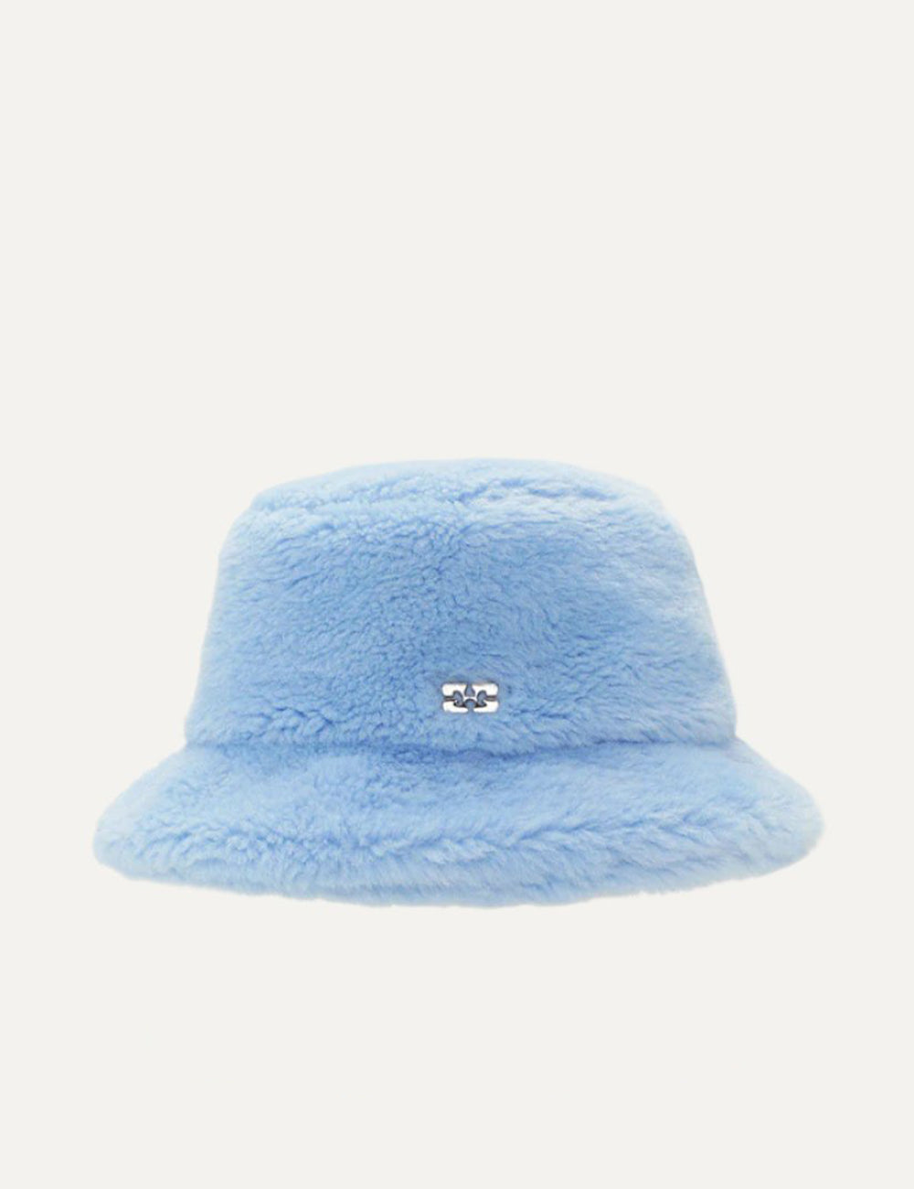 GANNI RECYCLED TECH BUCKET HAT FUR