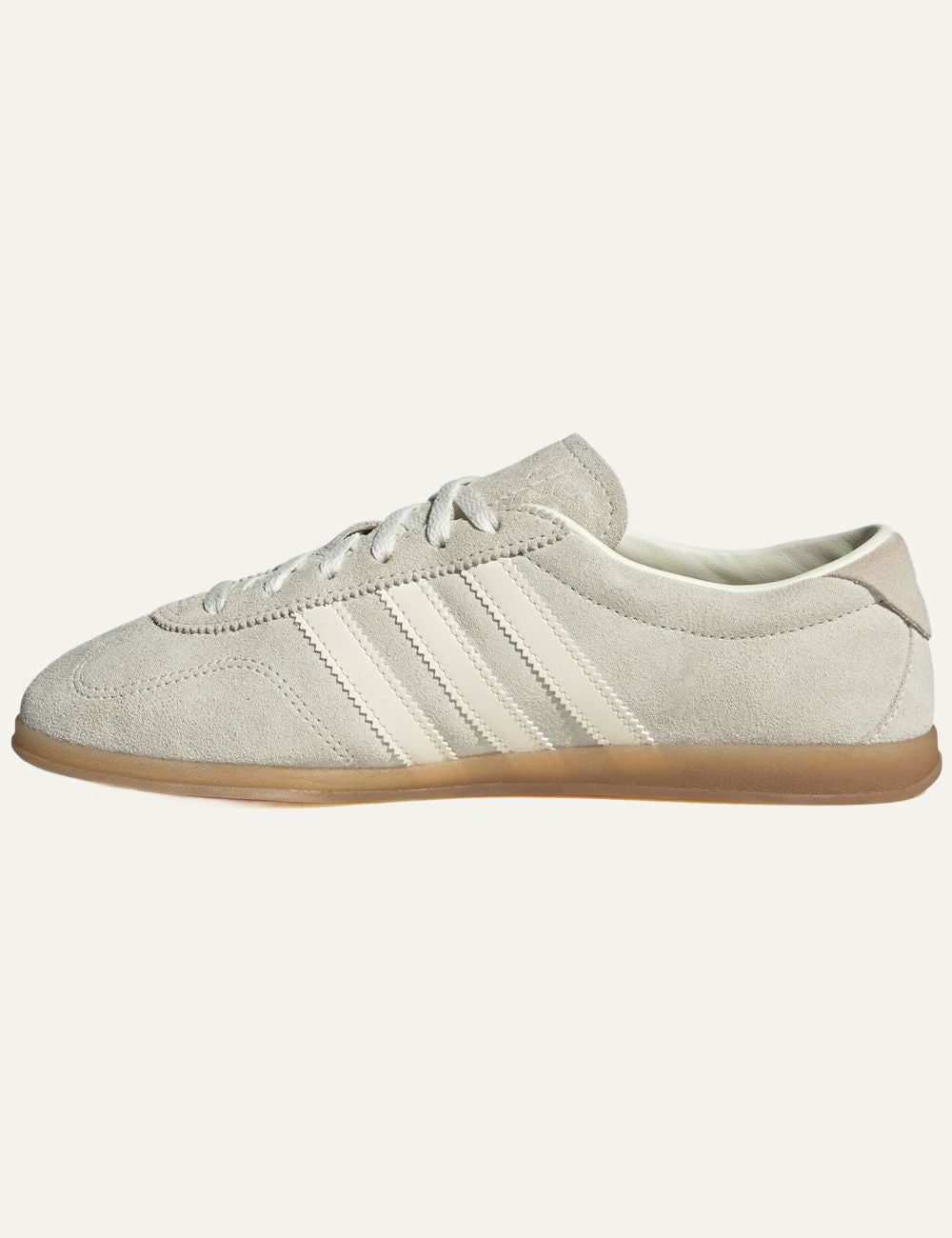 Γυναικεία adidas Gazelle Lo Pro μπεζ suede sneakers πλαϊνή όψη
