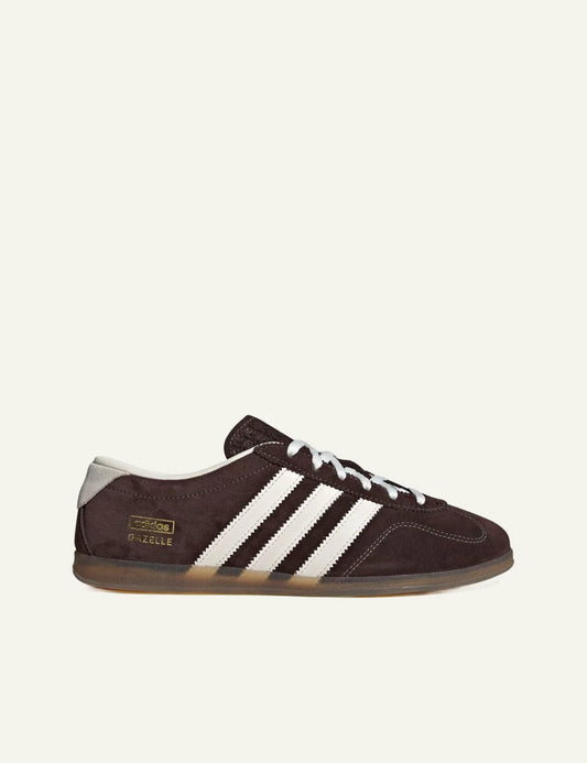 Adidas Gazelle Lo Pro suede sneakers brown side view
