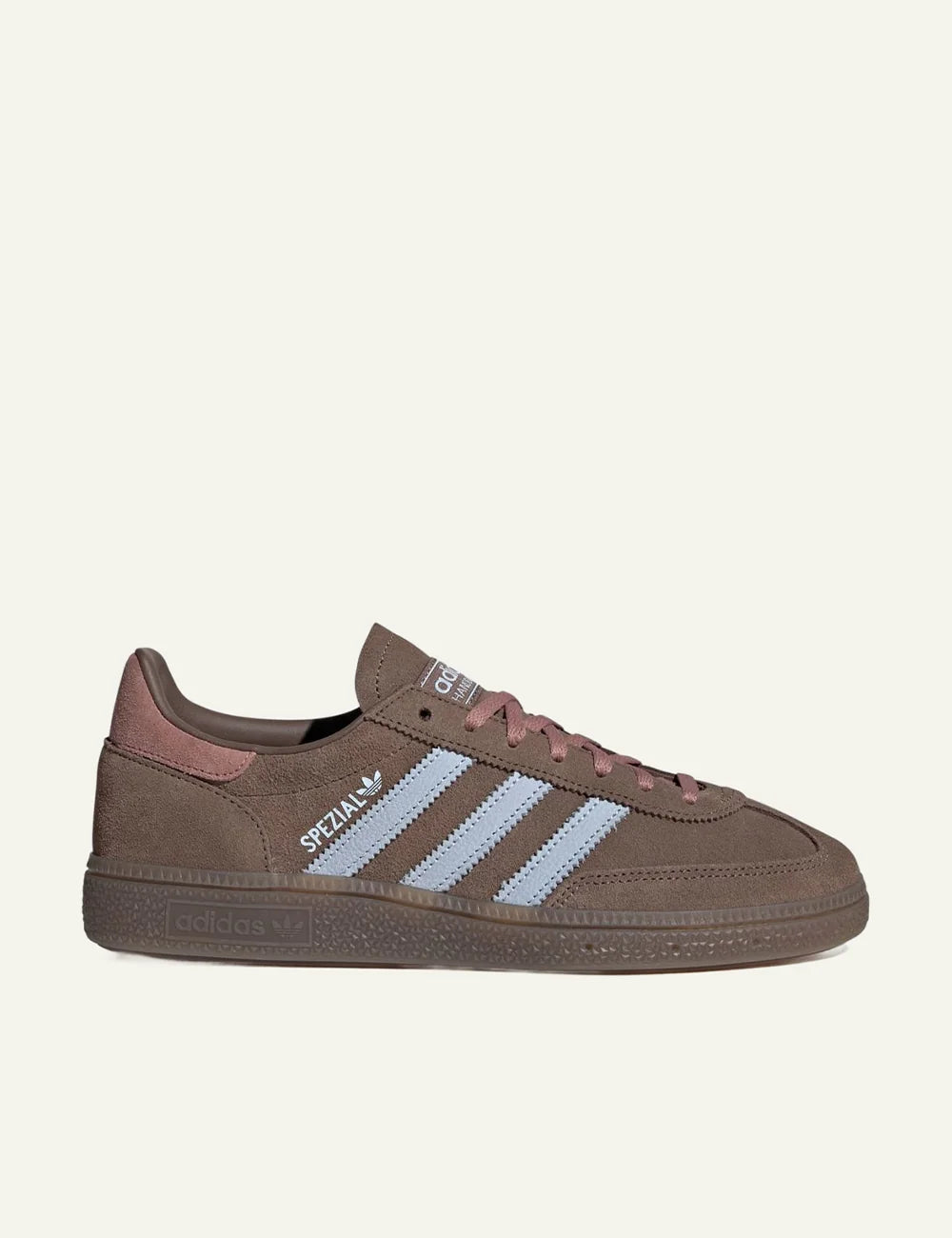 Adidas Handball Spezial sneakers brown suede side view low top