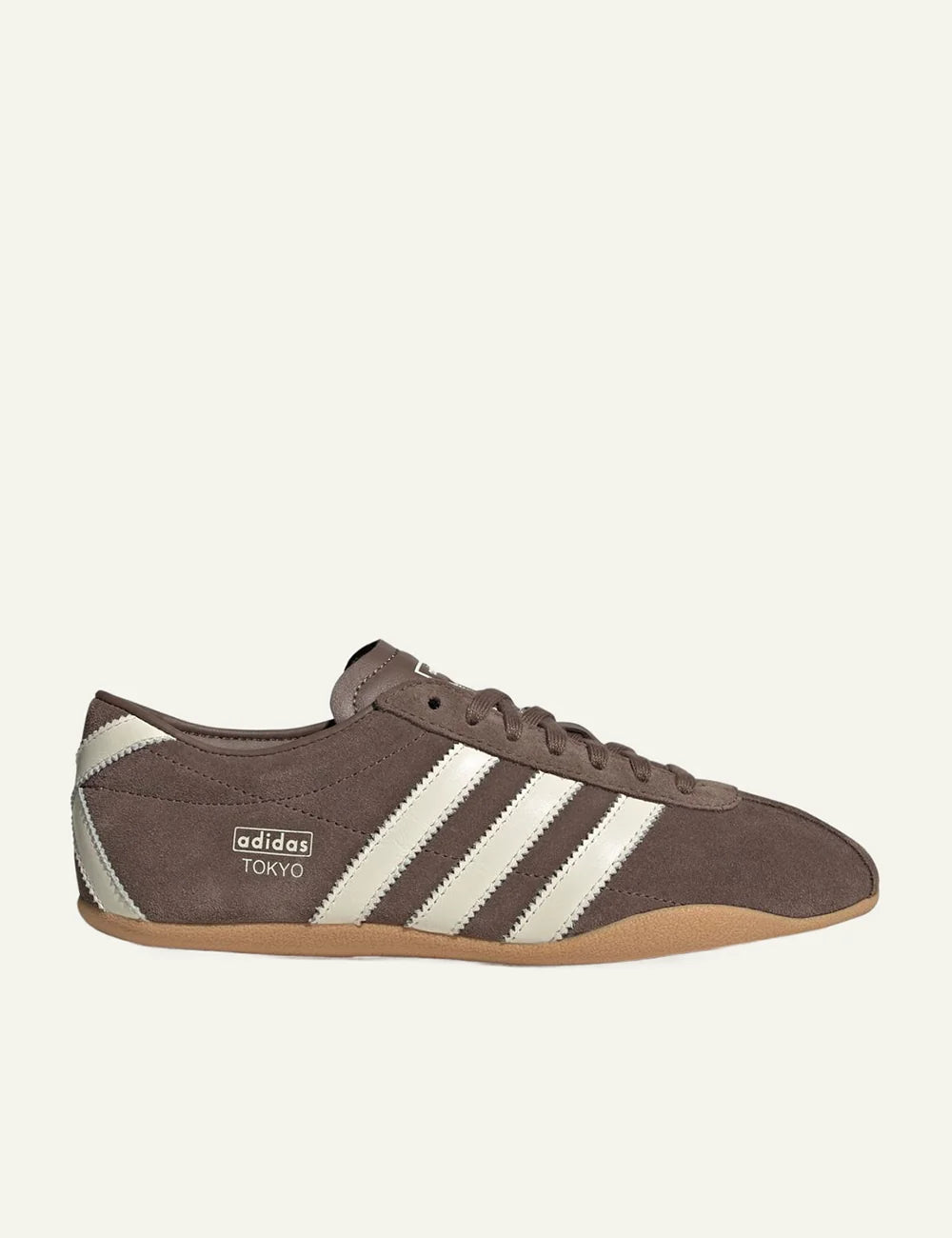 Adidas Tokyo sneakers suede brown side view low top