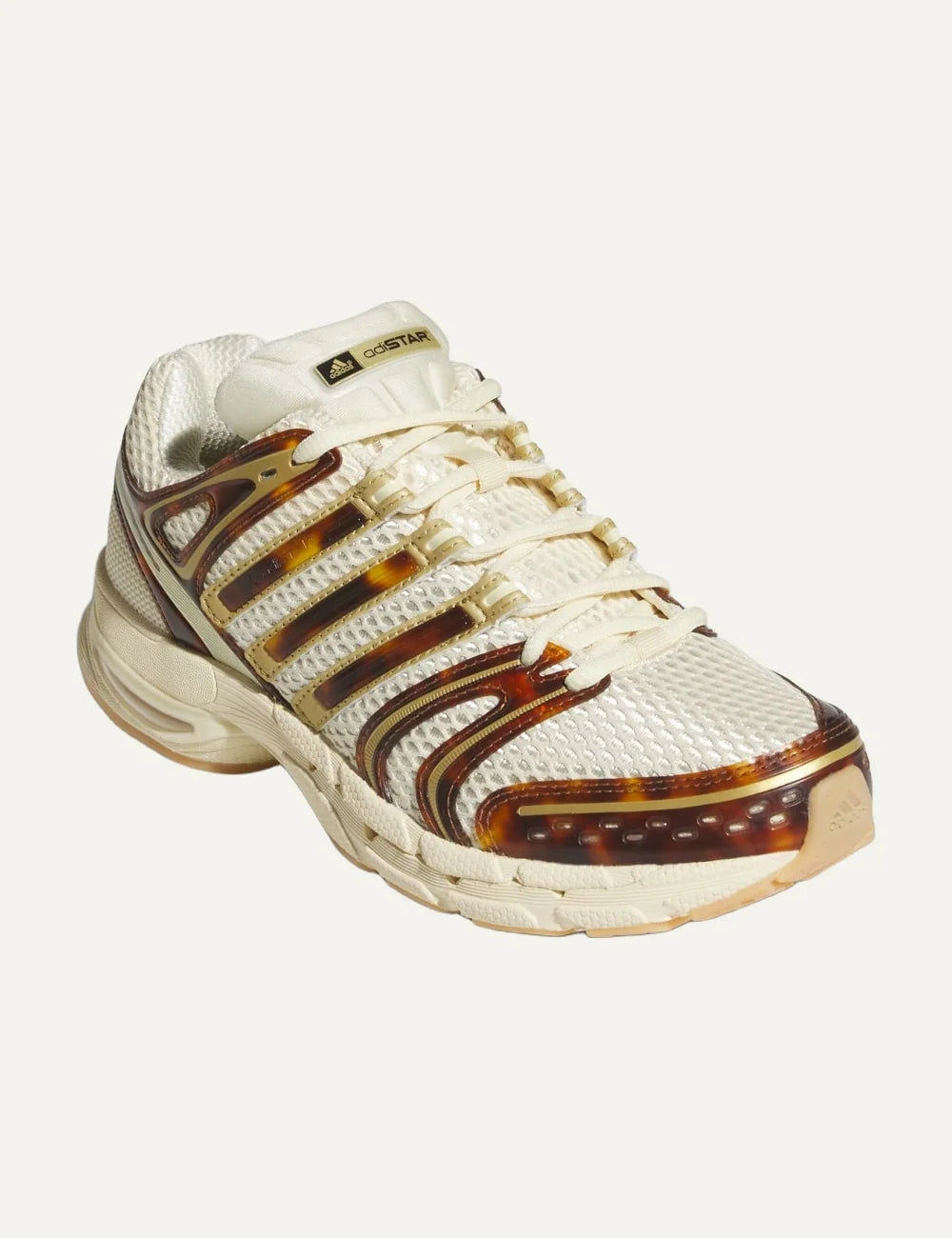 adidas Originals women Adistar Control 5 Warm Vanilla sneakers with Thermal Chrome details angled