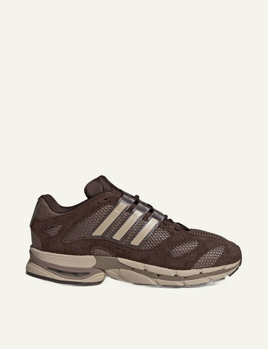 Women's adidas Originals Adistar MLD brown mesh sneakers with suede overlays, TPU 3-Stripes and ADIWEAR sole