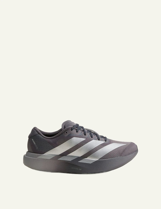 Women's adidas Originals Adizero EVO SL grey running sneakers with LIGHTSTRIKE PRO midsole