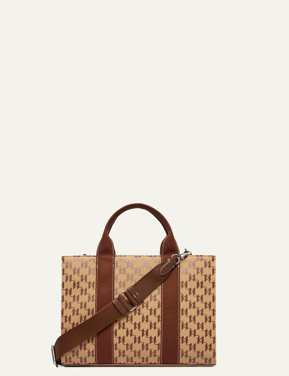 Karl Lagerfeld tote bag πίσω όψη με αποσπώμενο shoulder strap