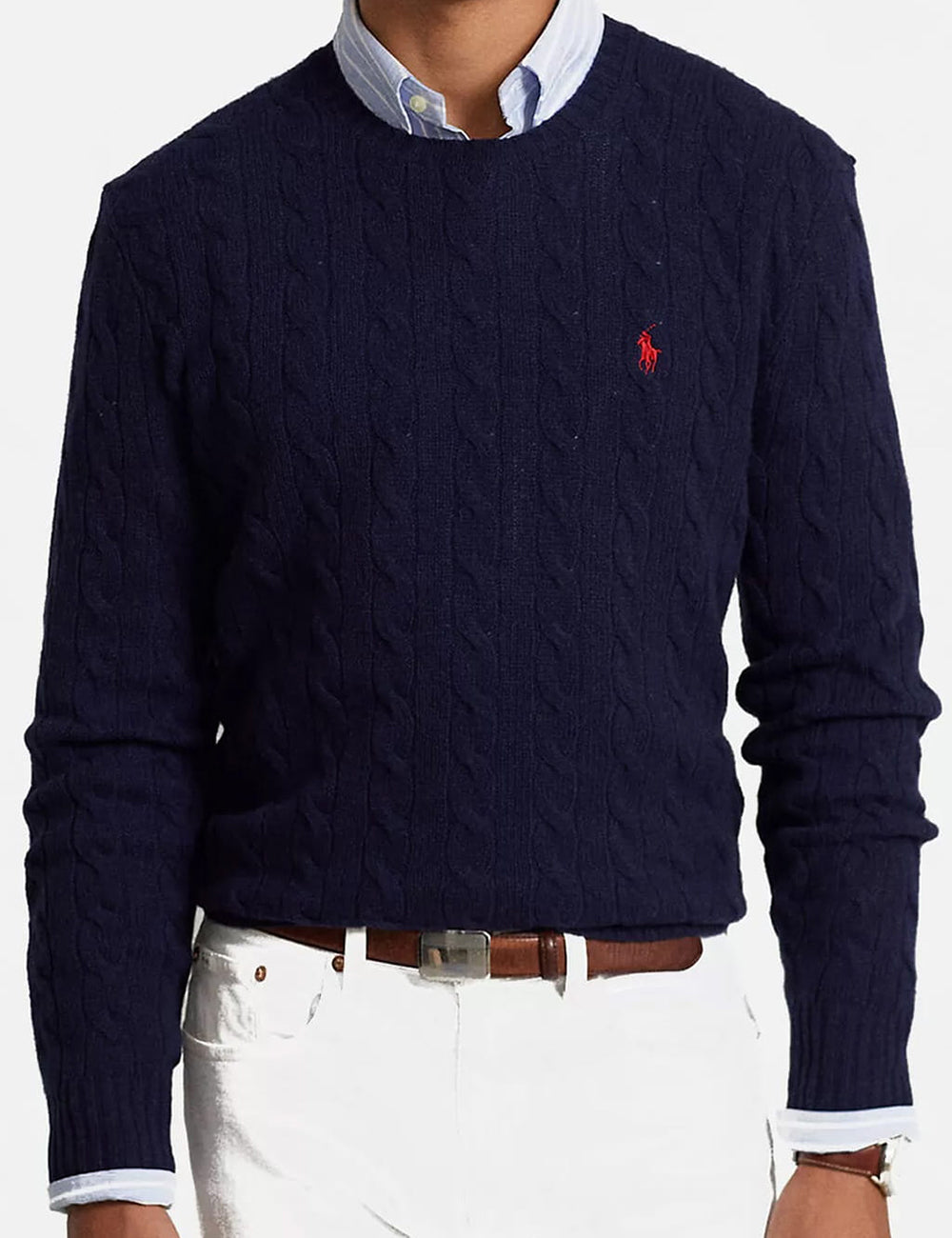 POLO RALPH LAUREN LSCABLECNPP-LONG SLEEVE-PULLOVER POLO RALPH LAUREN