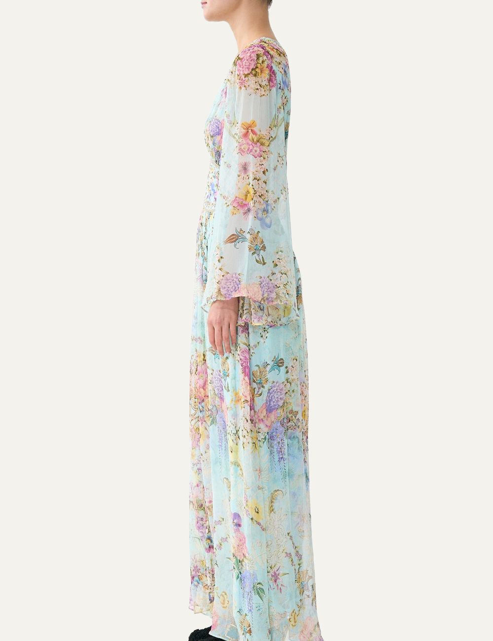 CAMILLA CAMILLA FLARED SLEEVE DRESS BAZAAR BLOOMS fashion product photo