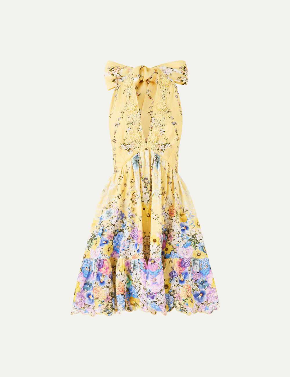 CAMILLA CAMILLA HALTER SHORT DRESS DARLING BUDS fashion product photo