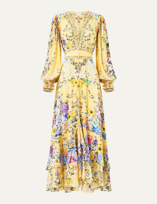 CAMILLA CAMILLA LONG BUTTON FRONT DRESS DARLING BUDS fashion product photo