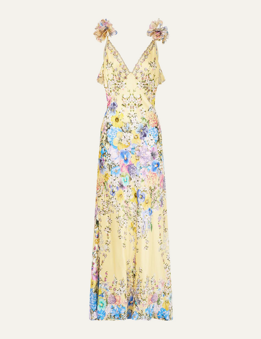 CAMILLA CAMILLA V NECK SLIP DRESS DARLING BUDS fashion product photo