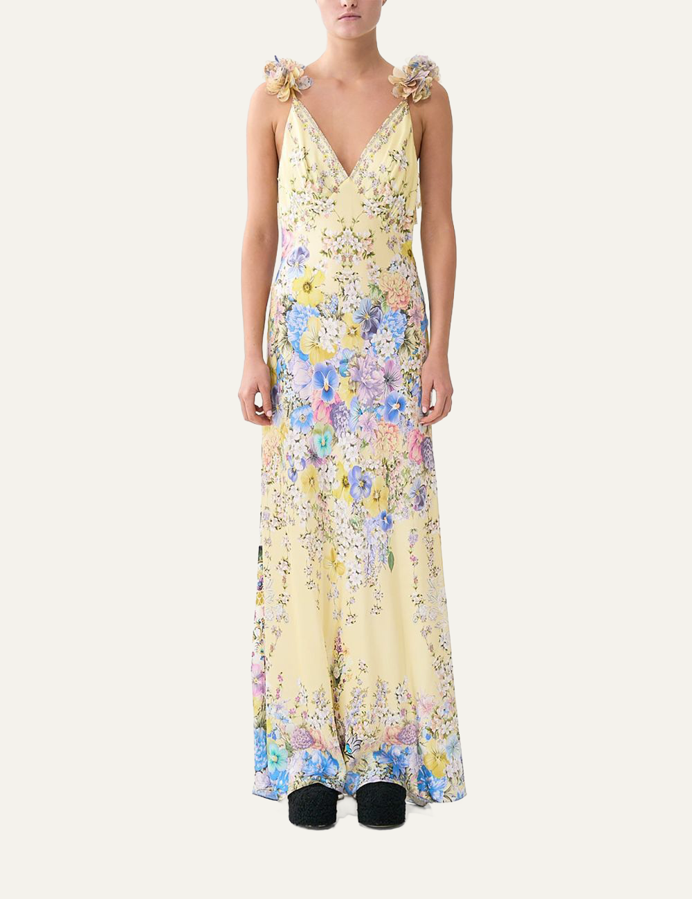 CAMILLA CAMILLA V NECK SLIP DRESS DARLING BUDS fashion product photo