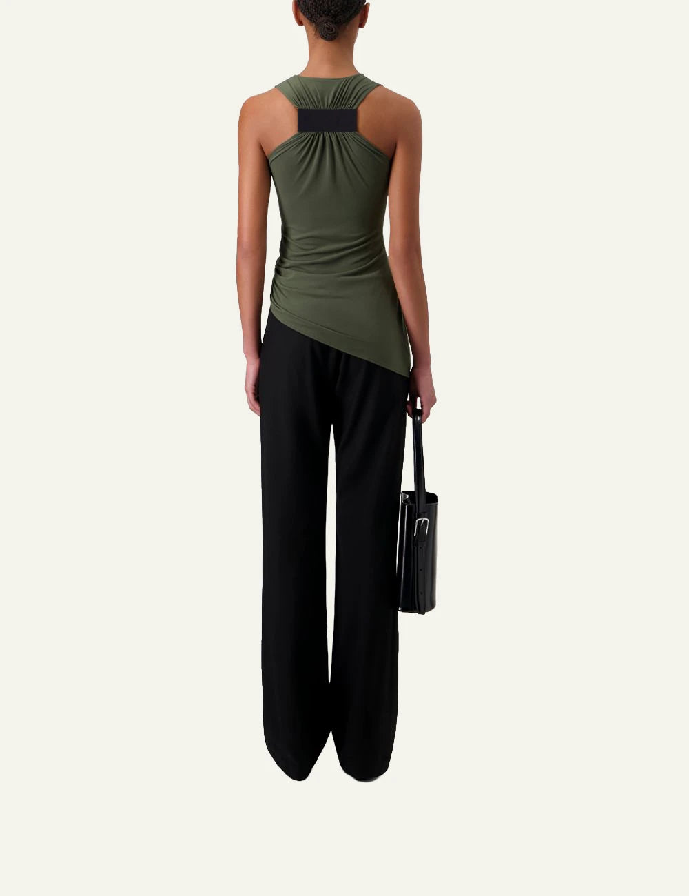 Coperni Sleeveless Top Green Fullbody Back