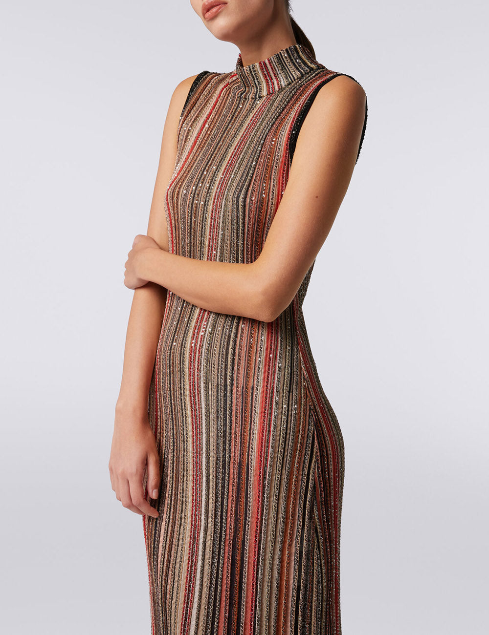 MISSONI DRESS-MULTIC PART KNIT MISSONI