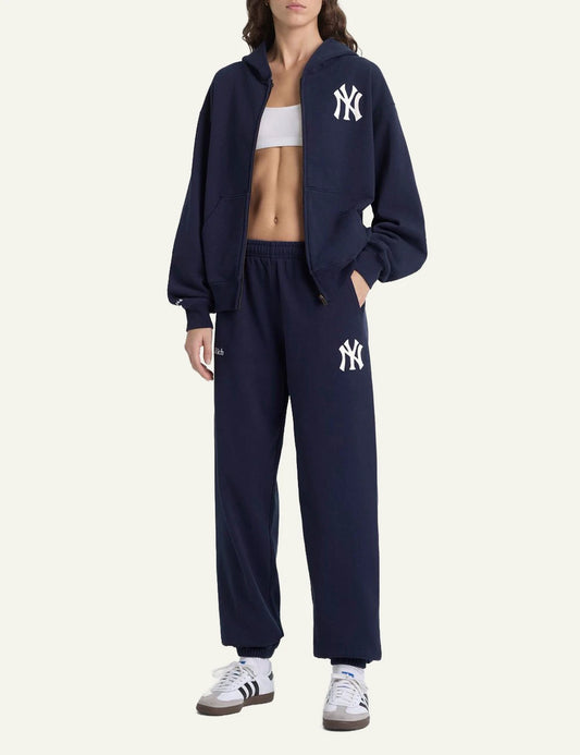 Sporty and Rich NY Yankees navy sweatpants relaxed fit