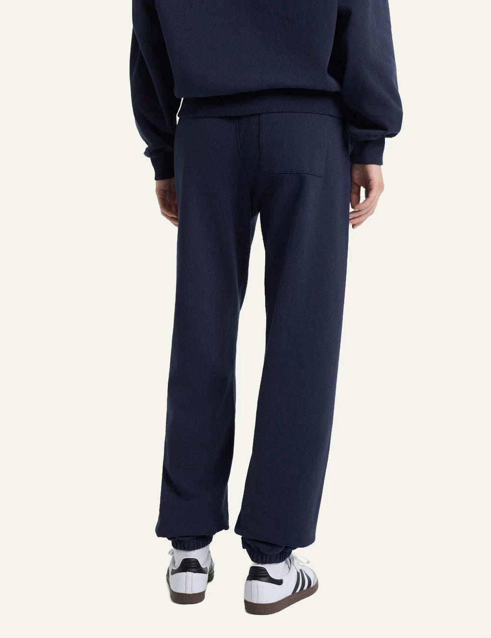 Sporty and Rich NY Yankees navy sweatpants relaxed fit back