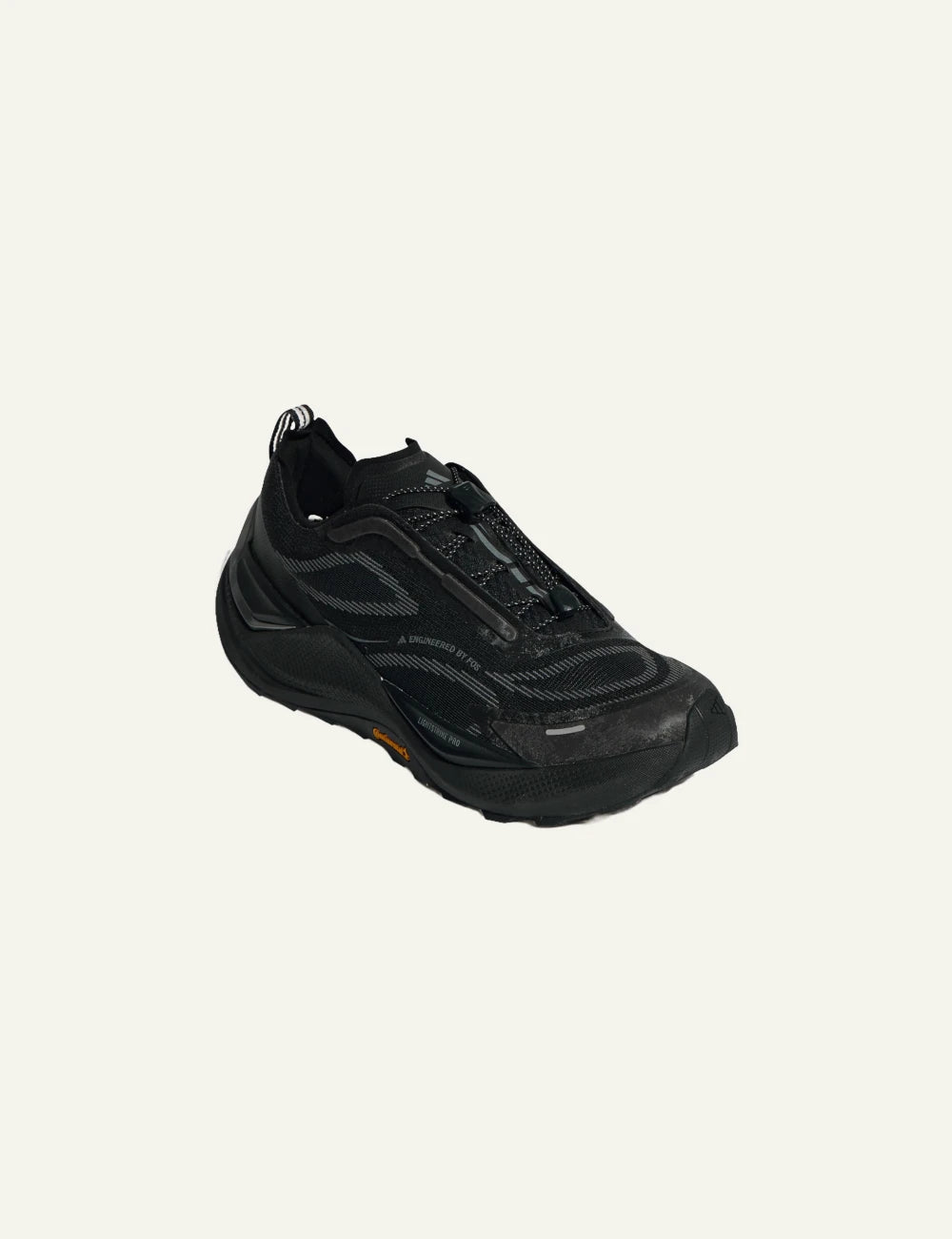  Adidas Men’s Black Holo Peak Technical Sneakers angled