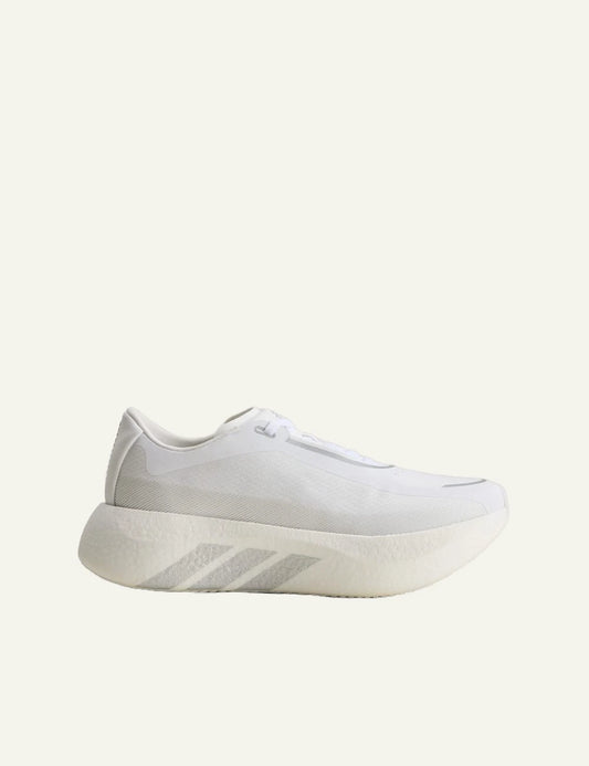 Adidas Hyperboost Edge white running shoes with Hyperboost Pro midsole