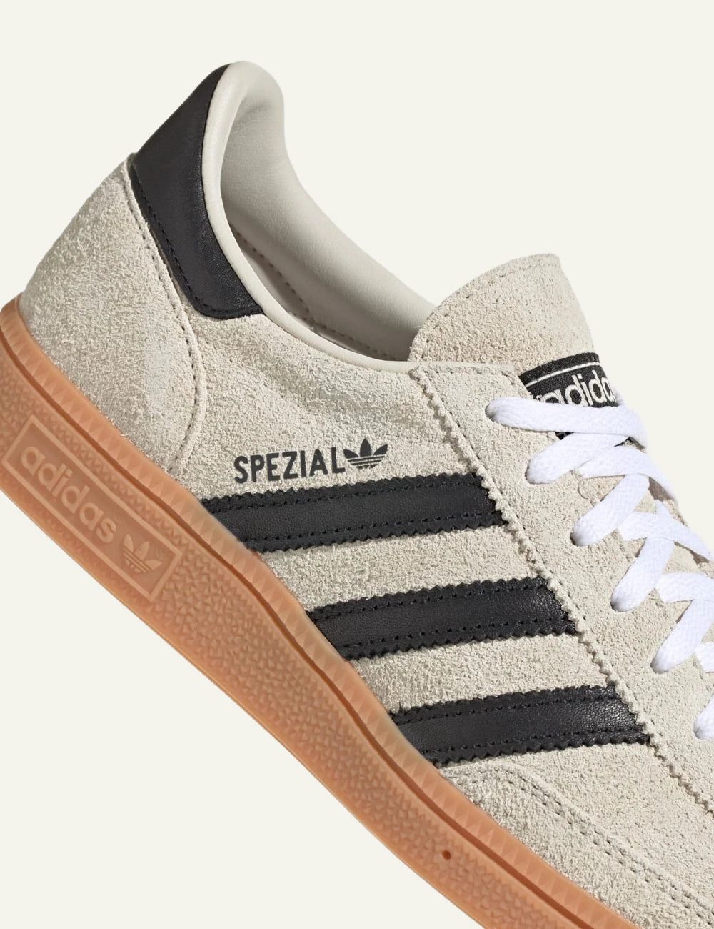 adidas Originals Handball Spezial suede sneakers in Alumina with Core Black stripes and gum detail