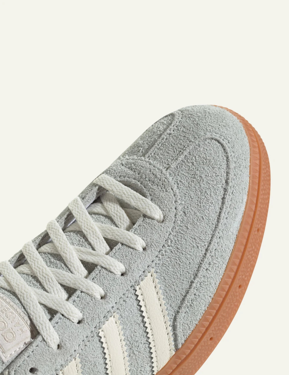 adidas Handball Spezial suede sneakers wonder silver angled view