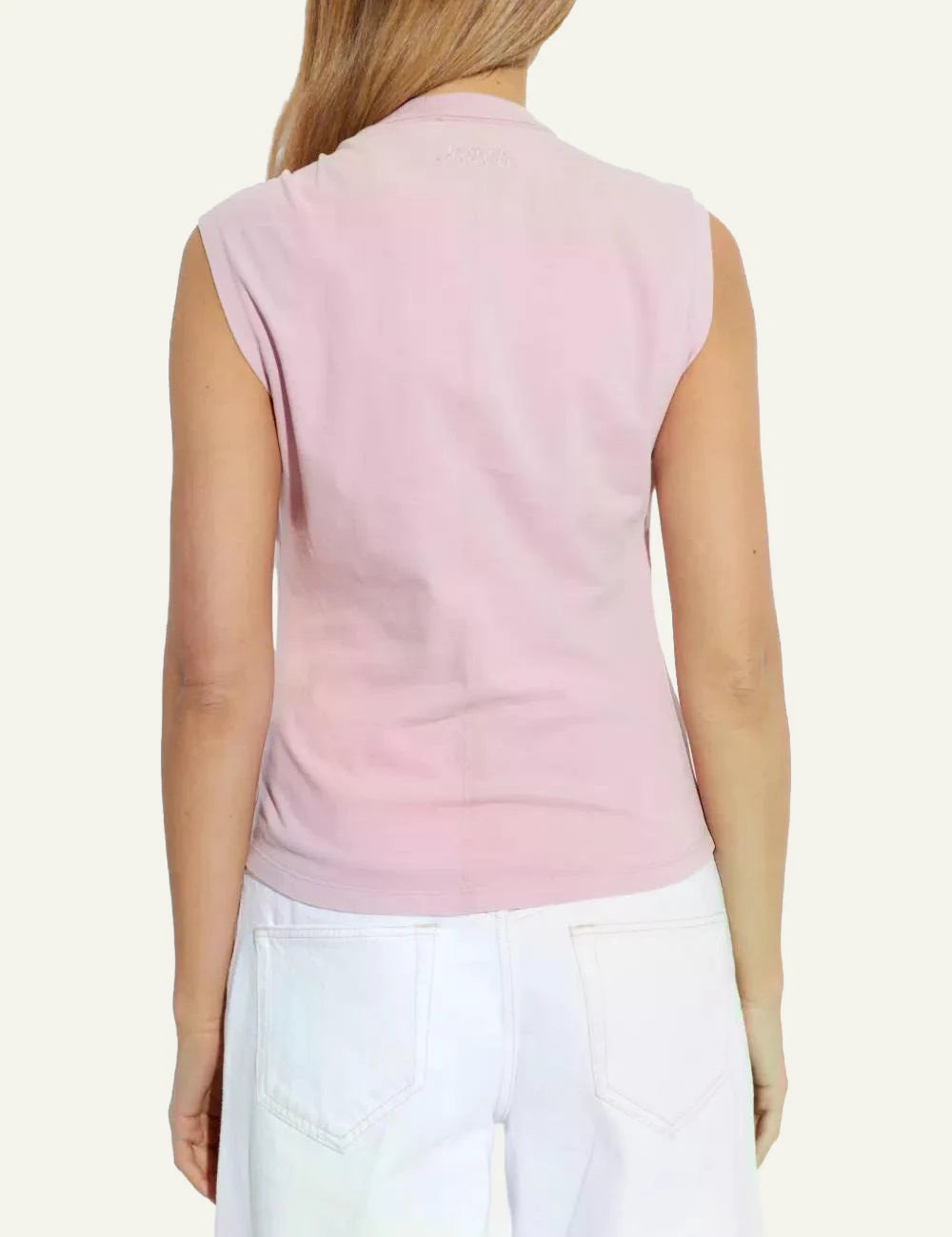 Isabel Marant pink sleeveless top back view minimal design