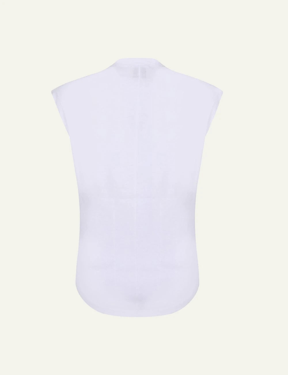 Isabel Marant white sleeveless top back view