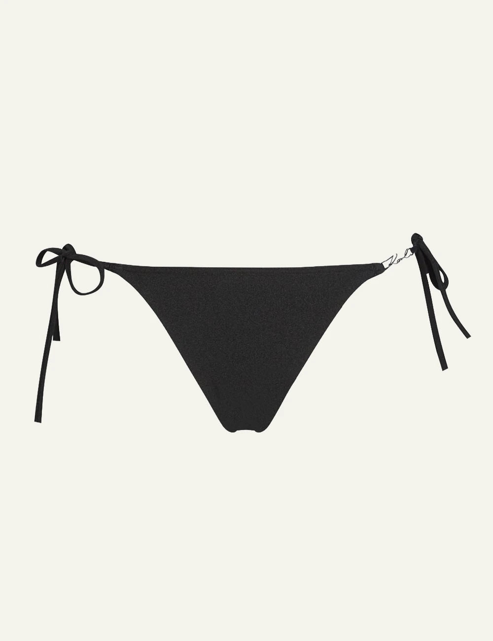 Karl Lagerfeld Bikini Bottom Black Front