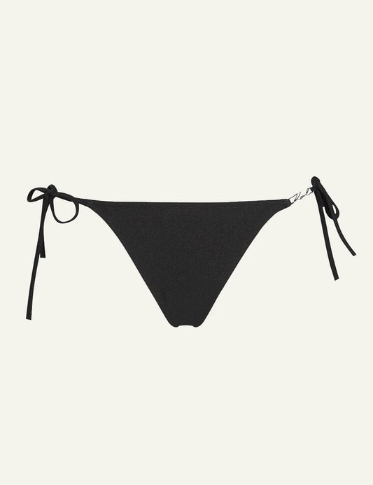 Karl Lagerfeld Bikini Bottom Black Front