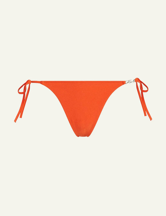Karl Lagerfeld Bikini Bottom Orange front view