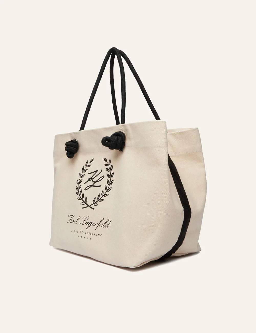 KARL LAGERFELD K/HOTEL KARL CREST CANVAS BAG