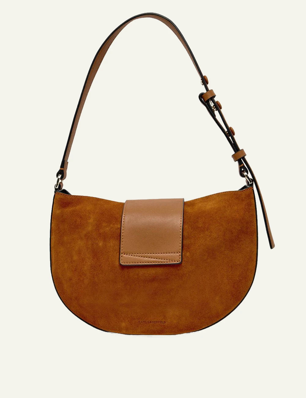 Karl Lagerfeld Shoulder Bag Dark Tan Back