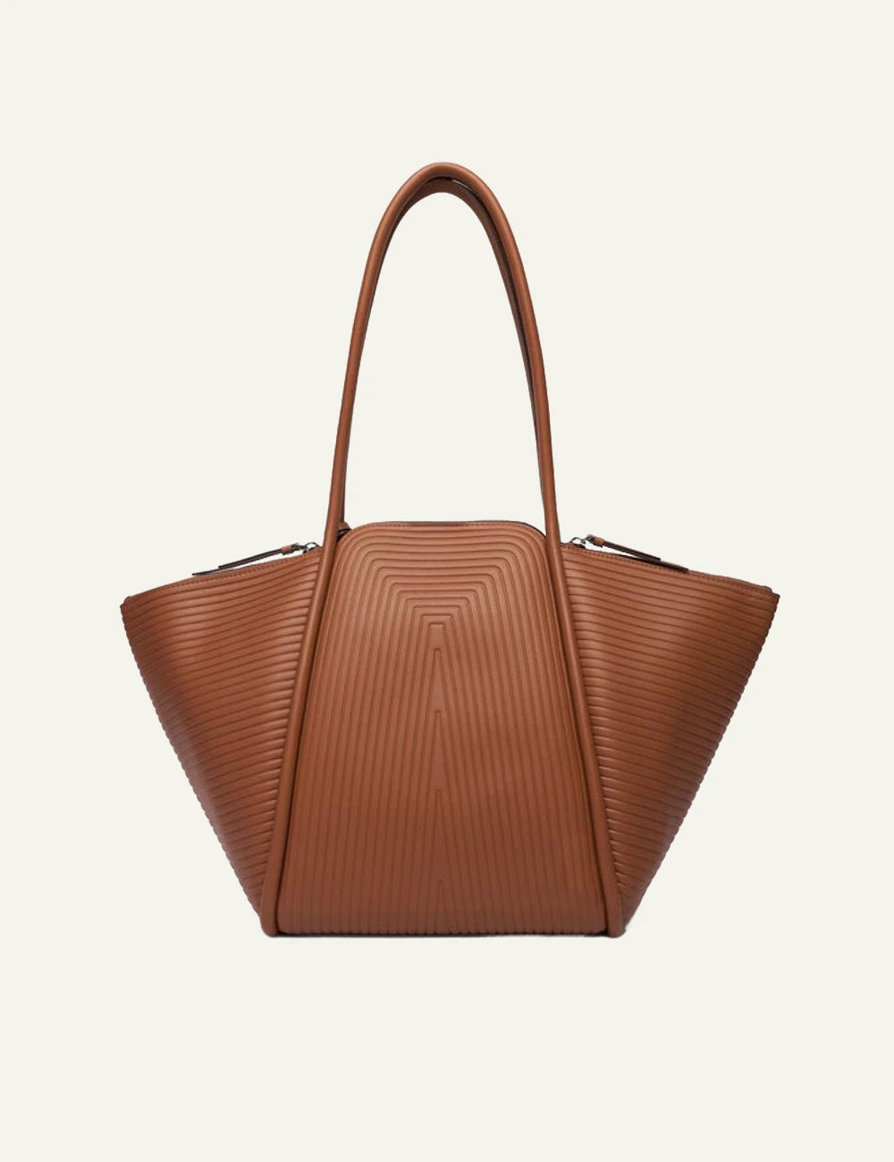 Karl Lagerfeld KWellen medium tote bag brown back view