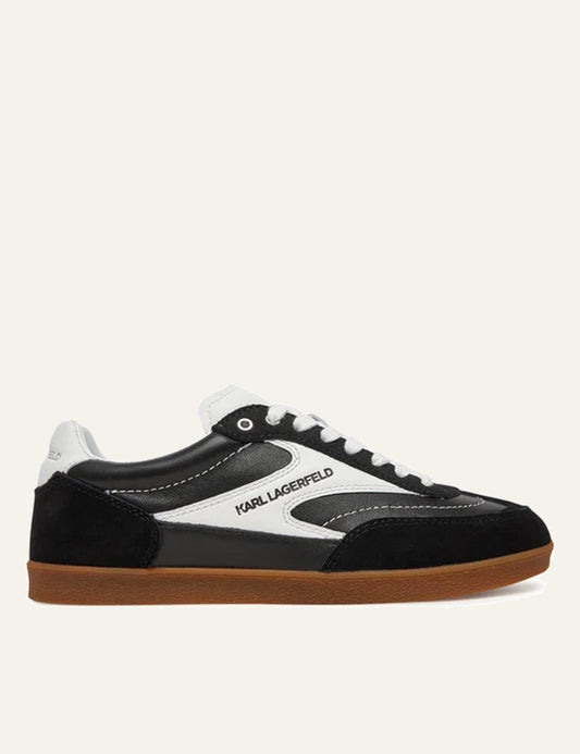 Karl Lagerfeld Low Top Sneakers Black White side view