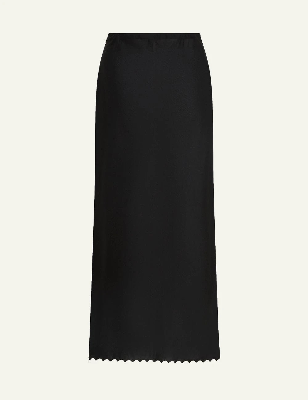 Karl Lagerfeld Maxi Skirt Black back view flat