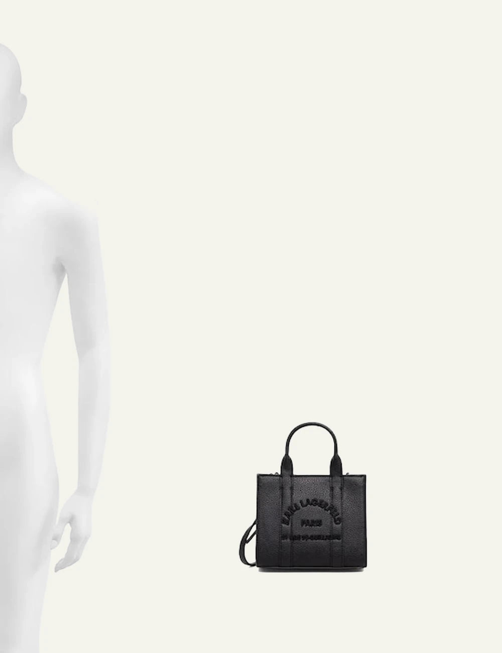 Karl Lagerfeld Mini Tote Bag Black scale reference shot