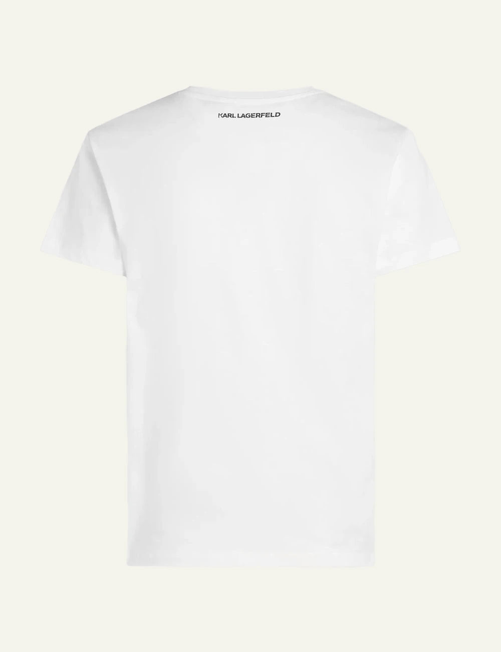 Karl Lagerfeld Rue St-Guillaume T-Shirt White Back Flat
