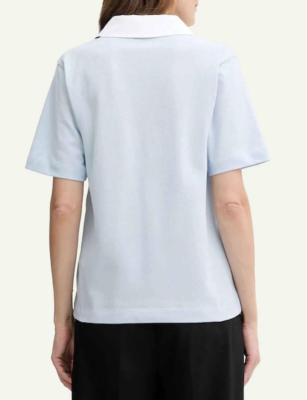 Karl Lagerfeld Blouse Beige Back View