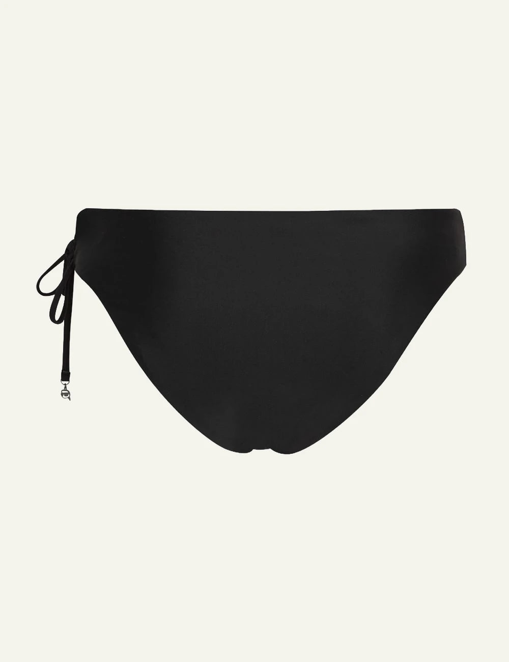 Karl Lagerfeld Rhinestone Bikini Bottom Black Back View
