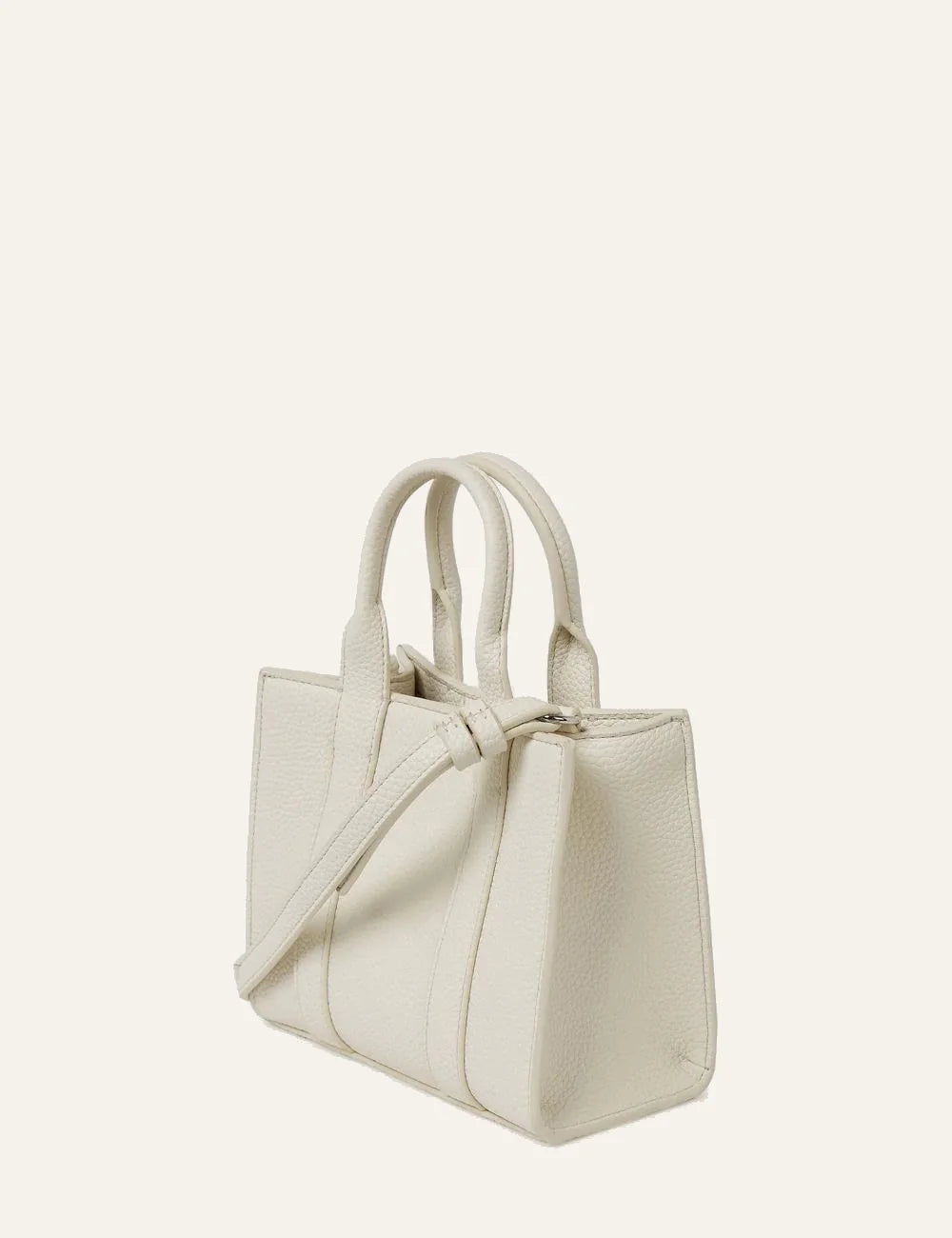 Karl Lagerfeld Rue St Guillaume mini tote off white side view