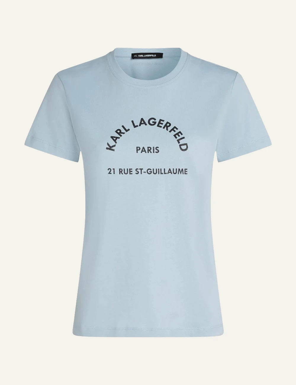 Karl Lagerfeld Rue St Guillaume TShirt Light Blue Front
