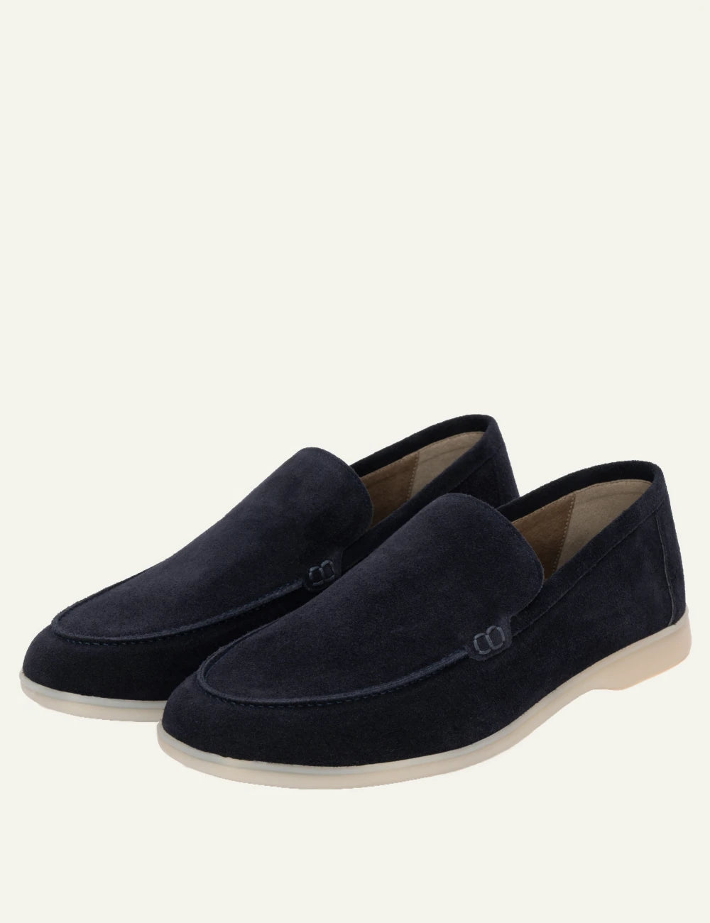 Komis &Komis suede loafers navy angled 