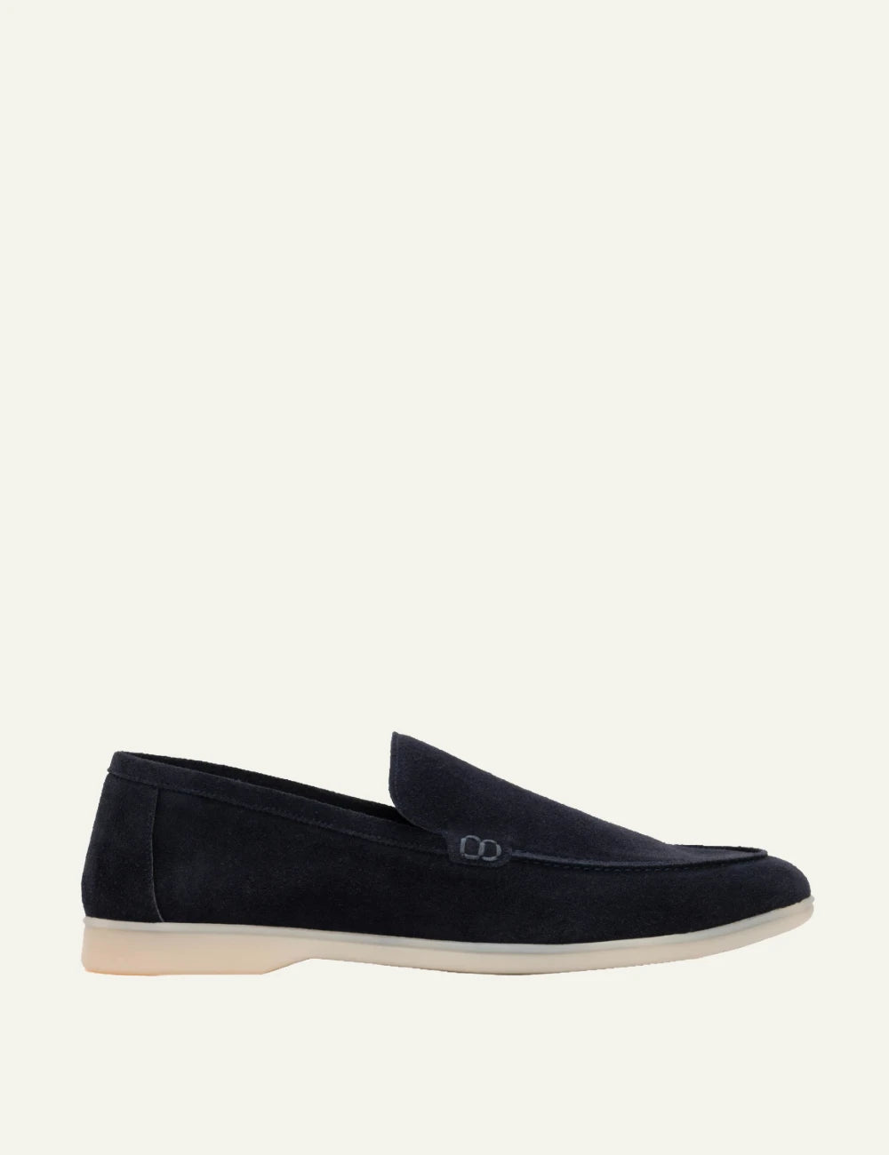 Komis &Komis suede loafers navy side 