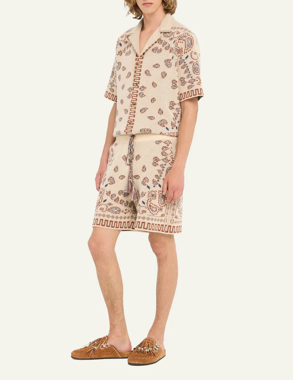 Ανδρική Alanui bandana bermuda worn look με matching shirt