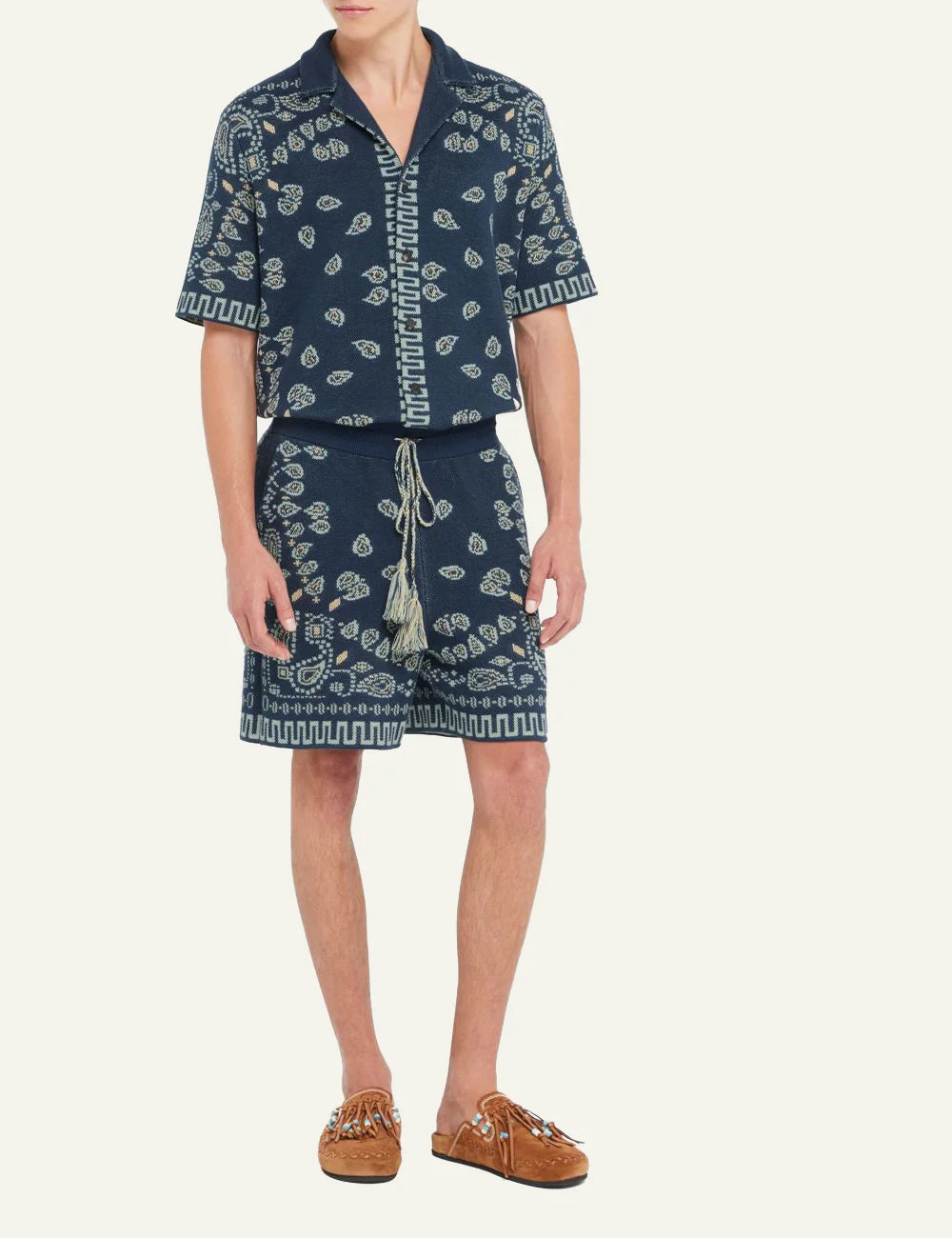 Ανδρική Alanui bandana bermuda worn look με matching shirt