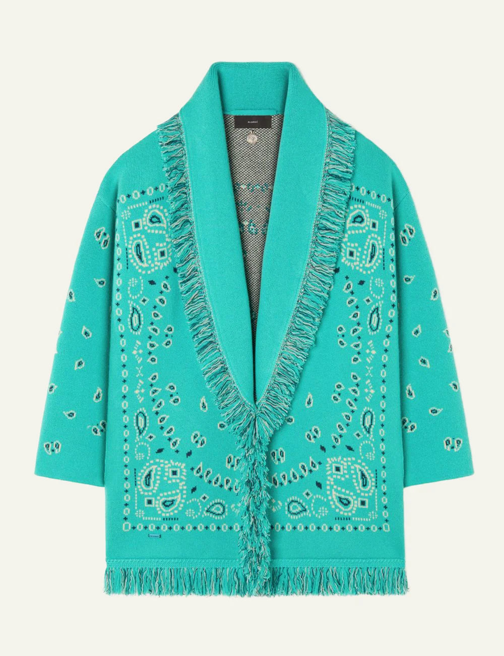 Γυναικεία Alanui bandana cardigan cashmere μπροστινή όψη